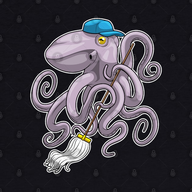 Octopus Cleaner Mop by Markus Schnabel